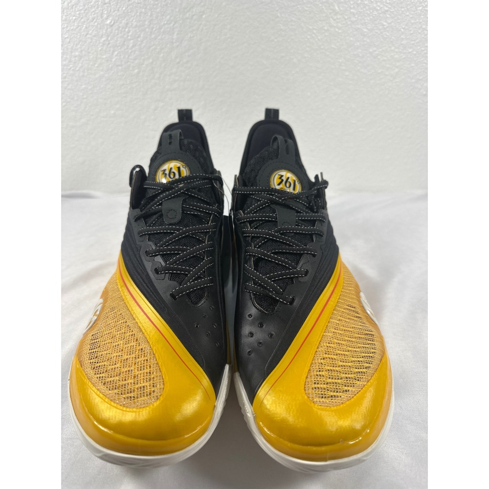 361 Degrees Zen VI Mens Basketball Shoes Yellow Black‎ C2430-4002 Size 10.5 New - Picture 5 of 5